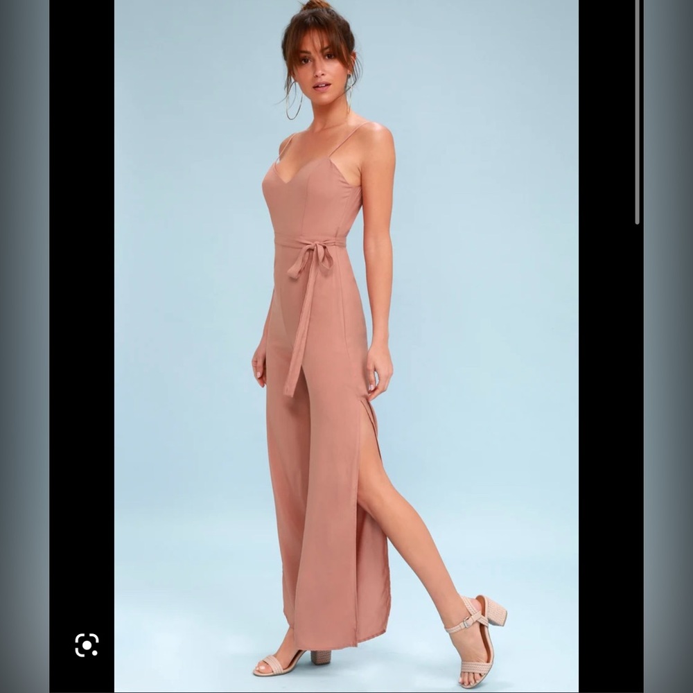 Lulu’s Mauve Jumpsuit - Size S